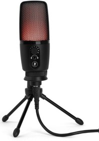 Resim Driton Mv-3 Siyah Rgb Usb Oyuncu Yayıncı Ve Podcast Için Uyumlu Condenser Mikrofon 