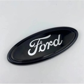 Resim 115mm 1pc Abs Araba Ön Logo Ön Izgara Arka Tampon Kuyruk Kapı Bagaj Çıkartma C 1 Piece Set 