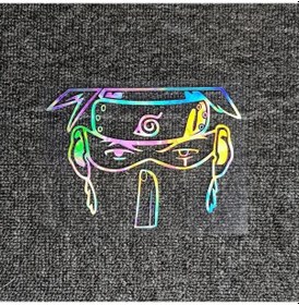 Resim Lazer B-24x17 Cm-araba Çıkartmaları Hatake Kakashi Anime Yansıtıcı Dekorasyon Ön Cam Pencere Tampon Gövde Motosiklet Di 