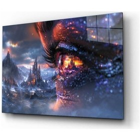 Resim Miyrem Glasses Collection -a1^ Kozmik Vizyon Cam Tablo 