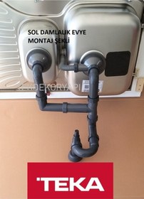 Resim Teka Franke Ve 9.5 CM Delik Çapı Olan Tüm Eviyeler Için Uyumludue 