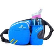 Resim Lemestar Mavi Nylon Spor Bel Çantası - Koşu, Bisiklet, Dağcılık İçin - Su Bardak Cebi, Hafif, Konforlu, Unisex Mavi 