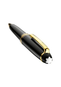 Resim Montblanc Meisterstück Classique Altın Kaplama Kurşun Kalem 0.5 M Siyah 