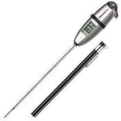 Resim ThermoPro TP02S Işıklı Daldırma Saplama Çelik Gövdeli Gıda Pişirme Termometresi 