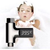 Resim Led Akıllı Sıcaklık Göstergeli Dijital Duş Termometre 
