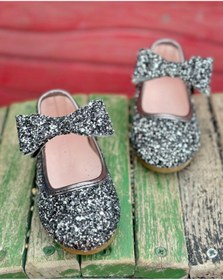 Resim Surpie Shoes Bantlı Pul Detaylı Ortopedik Babet, Kız Çocuk Babet 