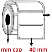 Resim Özsaraç Etiket Eco Termal Etiket 35 x 40 MM 1000'li Sarım 