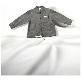 Resim Nanica Kids Erkek Çocuk Yazlık Çizgili Cep Detaylı Gömlek-14069 Siyah 