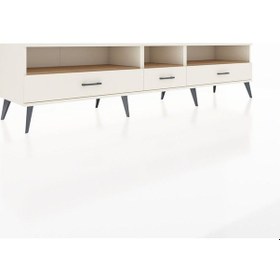 Resim Hyperion Tv Ünitesi 3 Raflı 3 Çekmeceli 220x44x51 Aytaşı-çam/aytaşı Atlas Çam/aytası - Aytası 