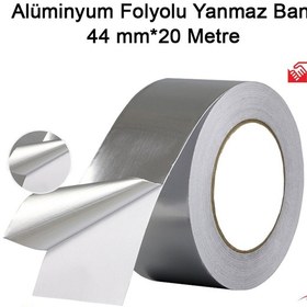 Resim Alüminyum Folyolu Yanmaz Bant 44 Mm*20 Metre (532559332) 