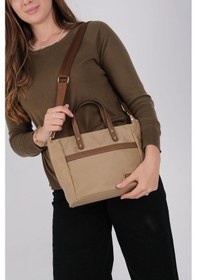 Resim Silver Polo Sp1214 Kadın El Çantası Saten Vizon-camel 