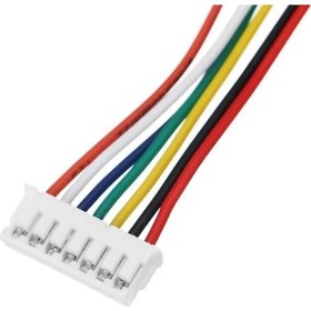 Resim 2mm 7pin Jst Ph Kablolu Konnektör Beyaz Takım 10cm - Çift Taraflı 