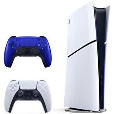Resim Sony Playstation 5 Slim Digital 825 GB - 2. Kobalt Mavi Dualsense Oyun Kolu (İthalatçı Garantili) 