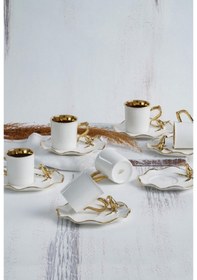 Resim Acar Plus Ornitto 6 Kişilik Kahve Fincan Takımı Hfx-05099 