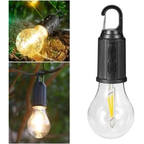 Resim Zero Land Zeroshop Şarjlı Aydınlatma Ampul Tasarımlı Ambians Işık Askılı Kamp Lambası 