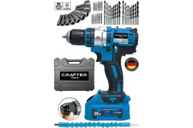 Resim 36V 5AH Xr Metal Şanzıman Çelik Mandren Çift Akülü Şarjlı Matkap Akülü Vidalama 