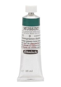 Resim Mussini 35Ml Yağlı Boya Seri:3 No:511 Chrome Green Tone Deep 