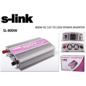 Resim S-link SL-800W 800w dc 12v To ac 220v İnverter 