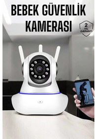 Resim Znv Zenvia Mey İthalat Wifi Kamera Ev Kamerası Gece Görüşlü Kablosuz Bebek Izleme Kamerası Znv2025 Cmn 