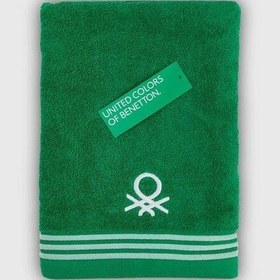 Resim Benetton Home Banyo Havlu El Yüz Vücut Yeşil %100 Pamuk 3 Lü Set 70x140 Cm 50x90 Cm 30x50 Cm Yeşil 