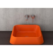 Resim Bocchi Firenze Çanak Lavabo Parlak Turuncu 1005-012-0125 