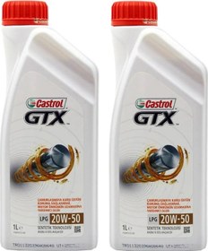 Resim Castrol GTX 20W-50 Sentetik Motor Yağı 2 x 1 L 