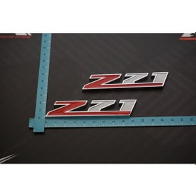 Resim Chevrolet Silverado Z71 Off Road Çamurluk Yanı 3M Krom Metal Logo (547312355) 