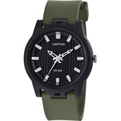 Resim Captiva 30 Mt Suya Dayanıklı Analog Silikon Kordonlu Çoçuk Kol Saati Cp.yn.25.23 Yeşil 