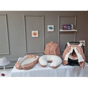 Resim 5li Babynest Seti - Pike Kumaş Kombini Standart 