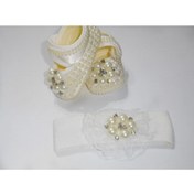 Resim KARDEŞLER BABY Bebek Bandana Ayakkabı 2'li Set 