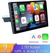 Resim Sunask Sn-9001a 9inç Android 2gb Ram 32gb Hafıza Tek Din Carplay Multimedya Oto Teyp Wi-fi Park Kamera 