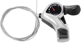 Resim YD-KD-50 3X7 Vites Bisiklet İtmeli Sağ Sol Takım Vites Kolu SL-TX50-7 Vites Elektrikli Bisiklet Vites Kolu 