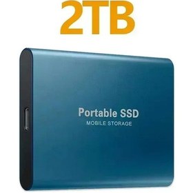 Resim Harici Sabit Disk 1tb 2tb Yüksek Hızlı Sabit Disk Usb3.1 Type-c Katı Hal Blue 2tb Diğer 