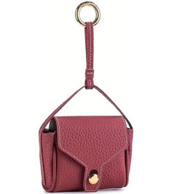 Resim Sinuoshop Obcreator Orijinal Deri Burgundy Ruj Kutusu Ve Bozukluk Cüzdanı Çok Bölmeli Fermuarlı Kadın Aksesuarı Bordo Rengi 