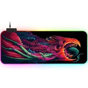 Resim Genel Markalar Porge Rgb Mousepad 90x40 Rgb Mouse Pad Xxl Büyük Oyuncu Ofis Mouse Altlığı Işıklı Mousepad 