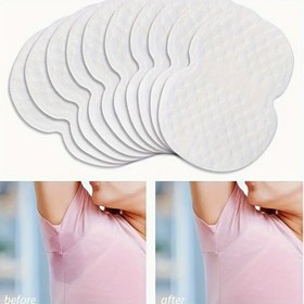 Resim 20/30/50 adet Koltuk Altı Ter Pedleri, Tek Kullanımlık Ter Emici Koruyucular, Elbise Teri Emici Ped Kalkanı, Emici Deodorant Ped 