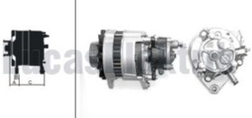 Resim ALTERNATOR A127 12V 55A BMC LEVEND 80 KAMYONET V.P BILEZIKSIZ LUCAS 619 201 61 OEM 