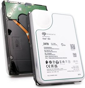 Resim Seagate Exos X24 24 TB Kurumsal Sabit Disk HDD SATA 6 Gb/s 512 MB Önbellek 7200 RPM 512e CMR Helyum Mühürlü 3.5 "Sabit Disk ST24000NM000H 