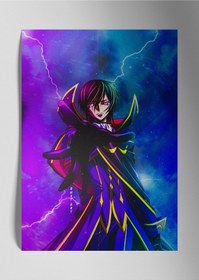 Resim Metal Baskı Parlak Duvar Tablosu - Lelouch Lamperouge 