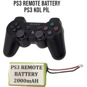 Resim CNK 3.7v 2000mah Ps3 Joystick Batarya Kol Pili V2 