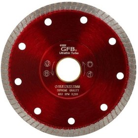 Resim Gfb 2391 Hassas İnce 115x1,2mm Turbo Elmas Seramik Fayans Kesici 