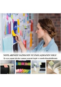 Resim Yapışkanlı Postit 5 Renk 75x75 Mm 1 Paket Artlantis Yapışkanlı Not Kağıdı 5 Li 1 Paket 