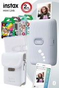 Resim Fujifilm Instax Mini Link Beyaz Akıllı Yazıcı Ve Mega Hediye Seti 