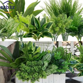 Resim 18 adet UV Koruyucu Yapay Bokswood Çiçek Çubuğu - Kapalı/Açık Hava Asılı, Bahçe, Veranda, Pencere Kutusu ve Ev Düğün Dekoru için Evergreen Faux Greenery - Mükemmel Get Well Hediyesi 