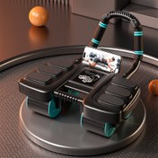 Resim Otomatik Geri Dönüşlü Abdominal Tekerleği, Etkili Karın Egzersizleri İçin Dört Tekerlekli Tasarımıyla Abs'i Tanır. Bu Erkekler İçin Fitness Ekipmanı, Dirsek Pedleri İçerir ve Elektrik Gerektirmez, Ev Egzersizleri İçin Uygun ve Tüm Yıllar İçinde Her Yerde Kullanılabilir. 
