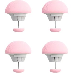 Resim 6 Adet Mantar Yorgan Kılıfı ve Çarşaf Tutucu Sabitleyici Yastık Nevresim Örtü Düzenleyici Pembe 