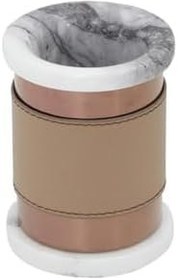 Resim Mayaglory Vogue Serisi Doğal Mermer Taş Deri Diş Fırçalık Rose Renk 3050 