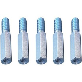 Resim Ayna Somunu İç 10 Mm Sol / Dış 8 Mm Sağ Diş 5 Adet Erpilsan Elektronik Gri 