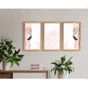 Resim Bk Home Dekoratif 3’Lü Retro Ahşap Tablo-7 (551040905) 