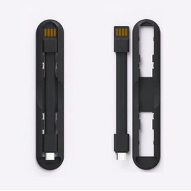 Resim 2in1 Usb Type C Mini Usb Şarj Ve Telefon Yüzük Tutucu Stand 